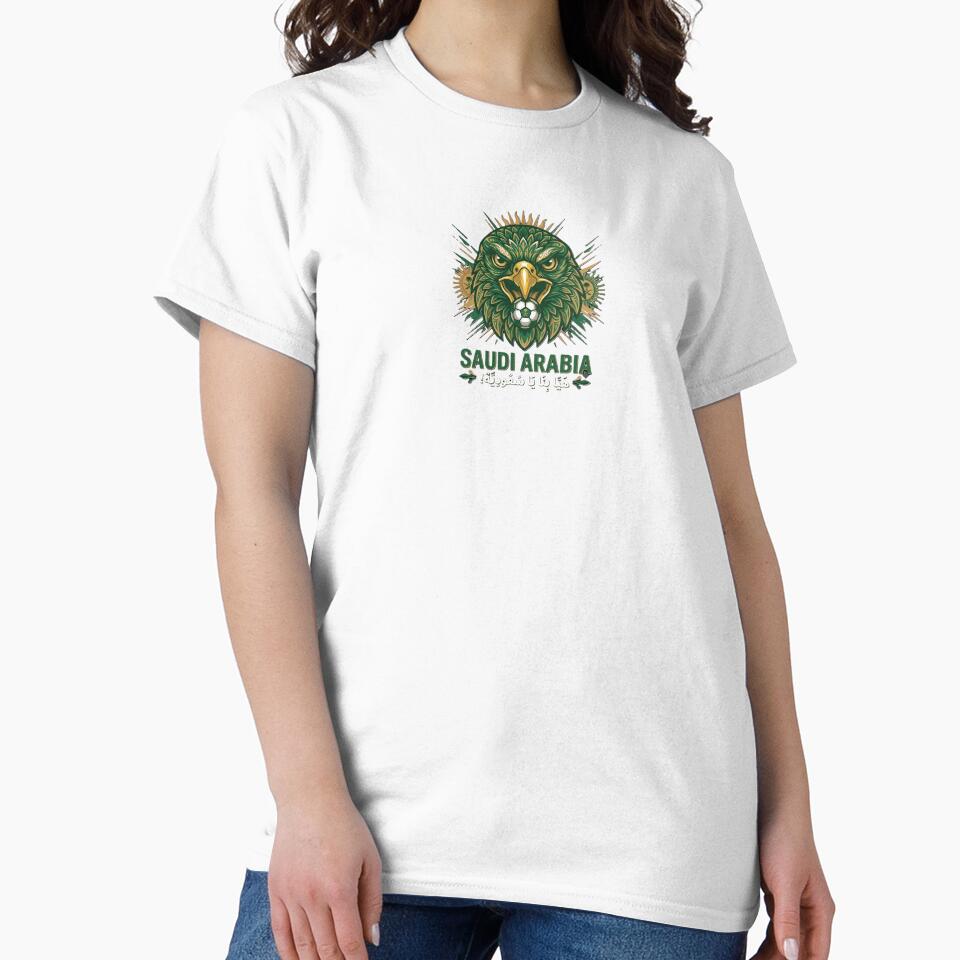 Saudi Arabia Football Team Design | Green Falcons Soccer Fan Art | Saudi National Pride Gift by Adham2001