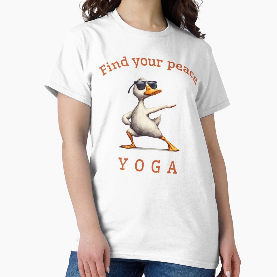 yoga find your peace, funny gift by ARTProject79