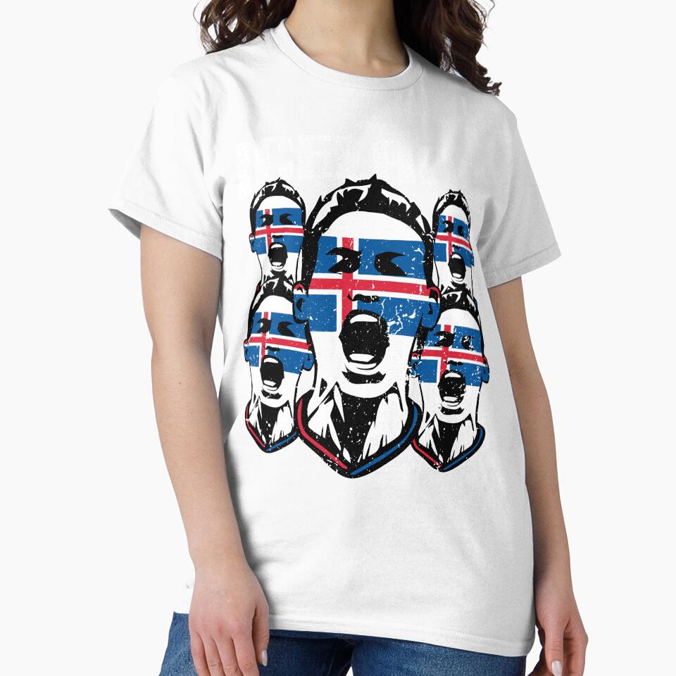 Iceland Soccer Sports Fans Flag Face by screenworks