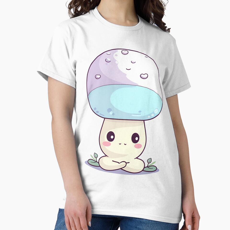 Cute Mushroom Yoga by Gilyglo