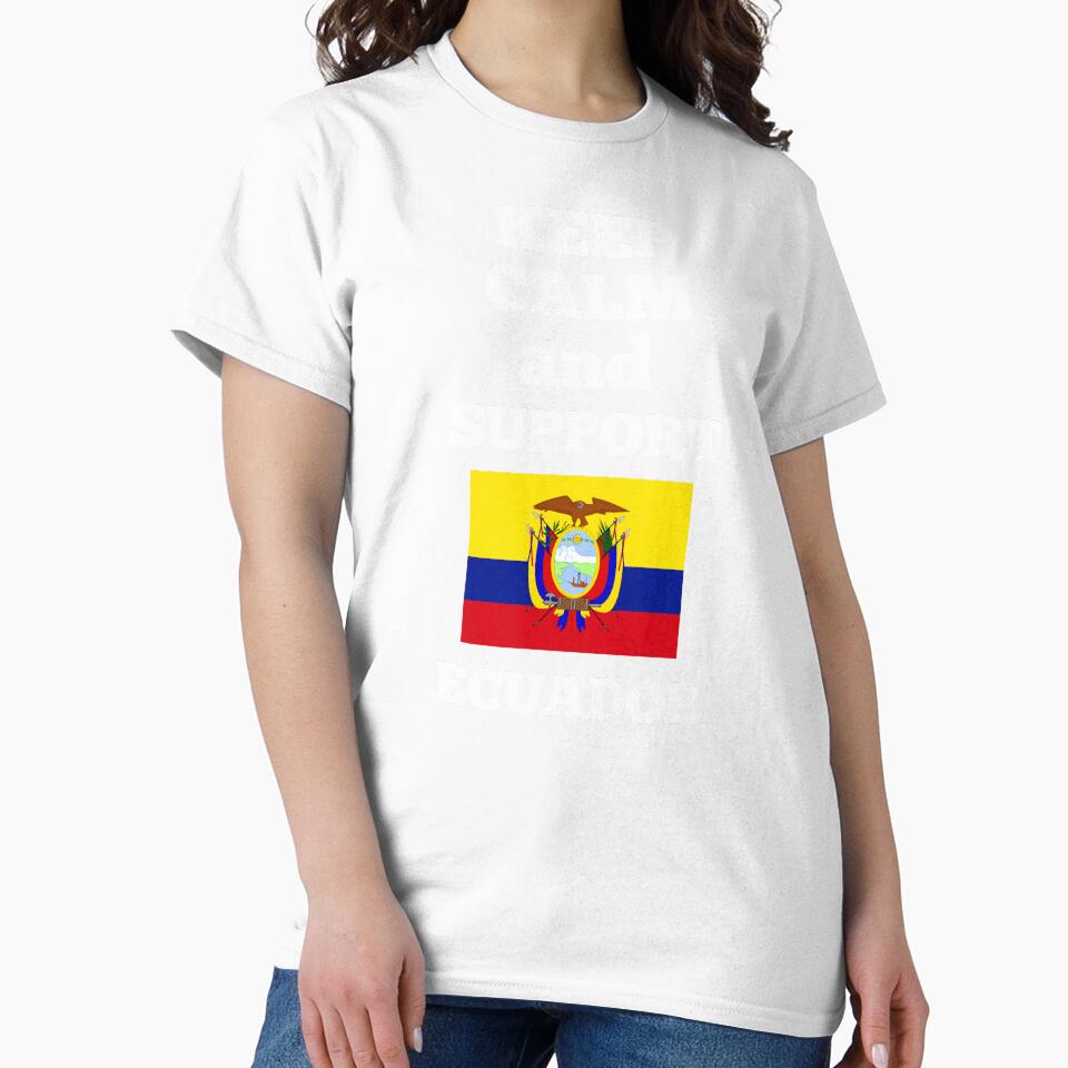 Keep Calm and Support Ecuador  - Copa - World Cup by TeesByAngelzB