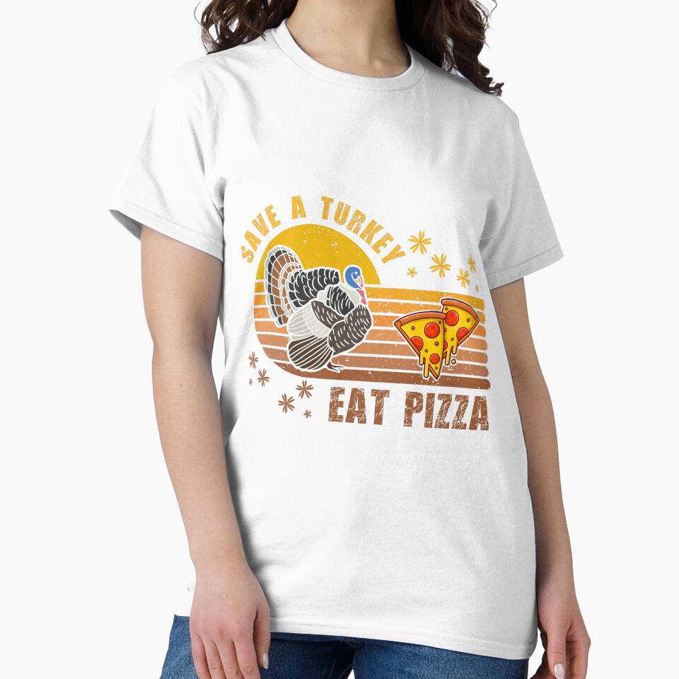 Save a Turkey Eat Pizza by Fab Art DESIGN LAB
