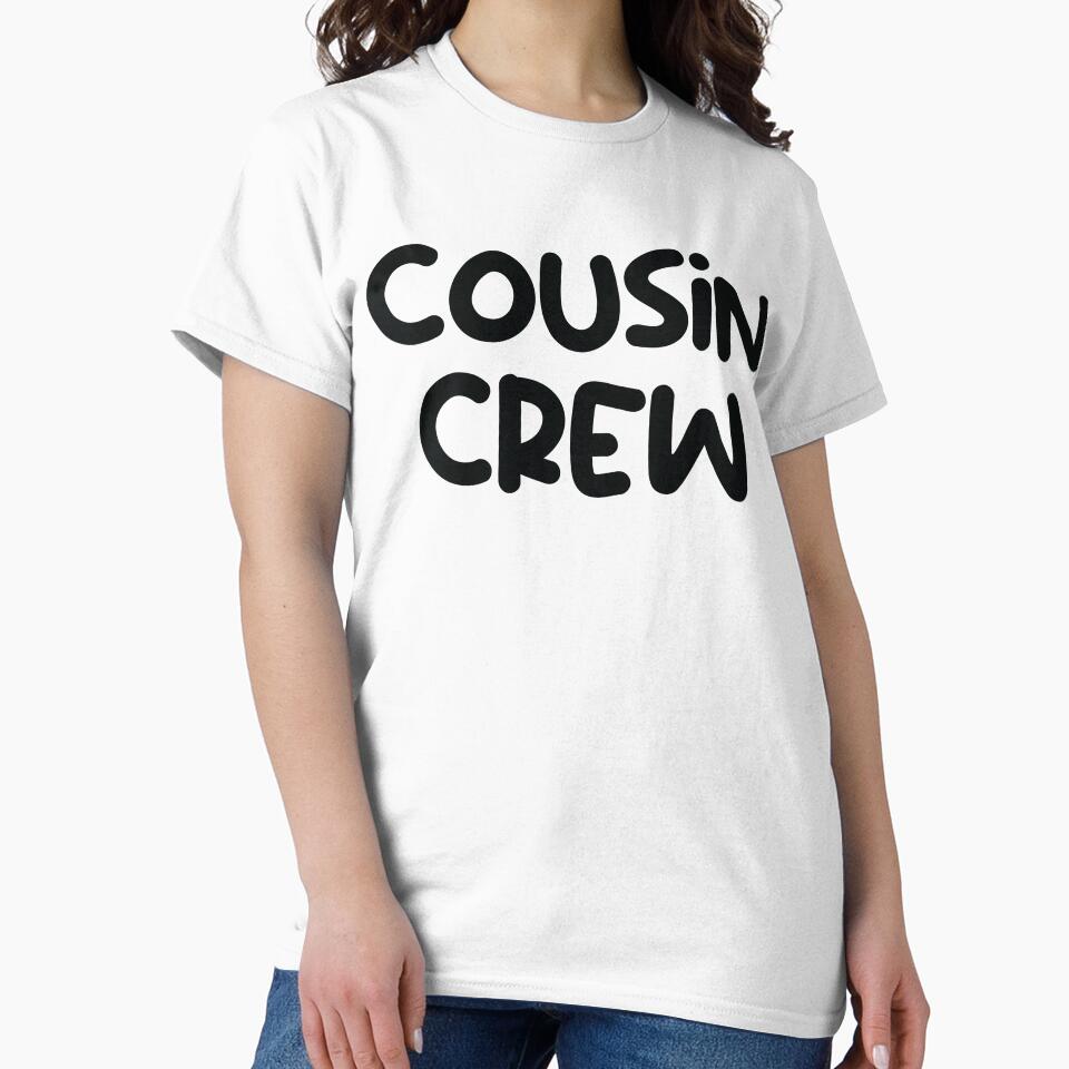 Cousin Crew in Black by Gorilla Blob Designs