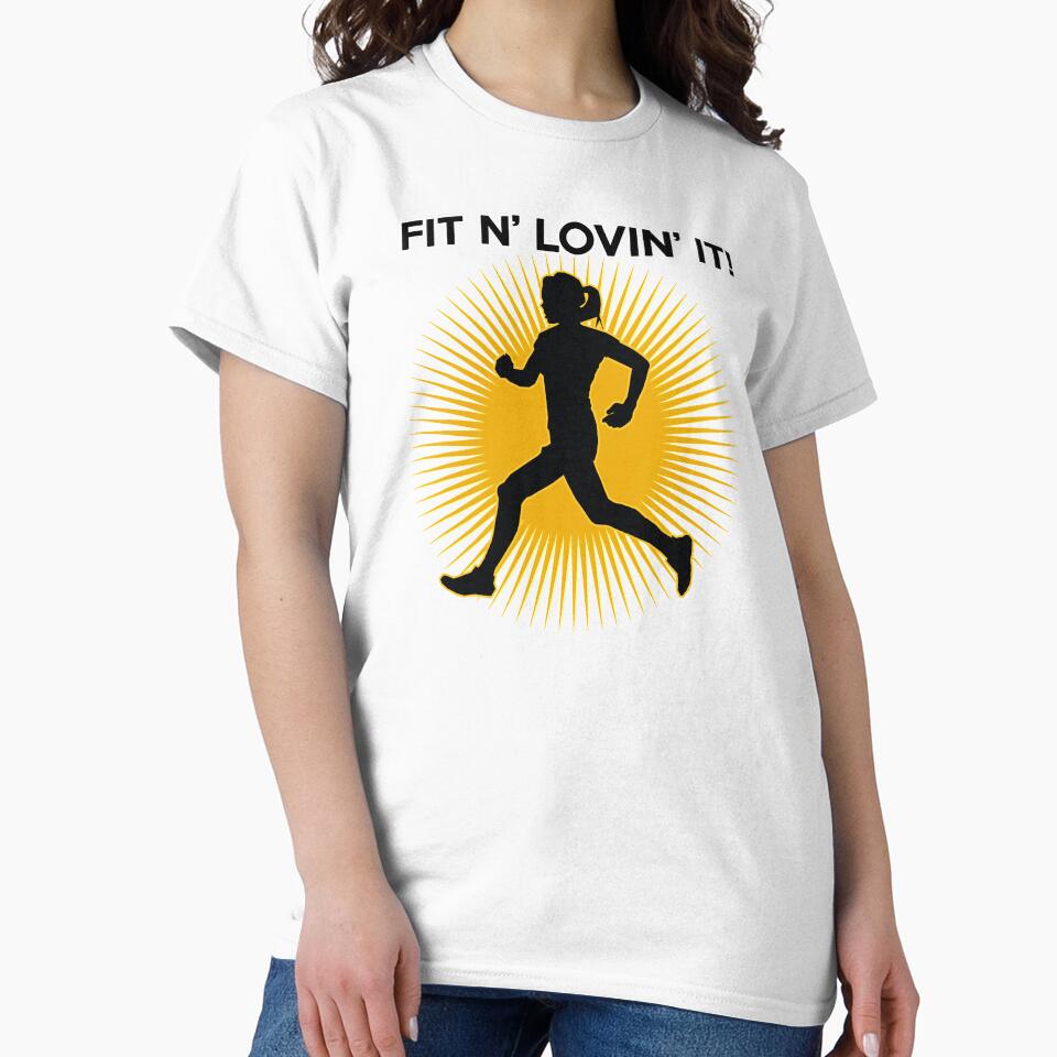 EXERCISE SHIRTS FOR WOMEN! RUNNERS T-SHIRT by BrandNewTeez