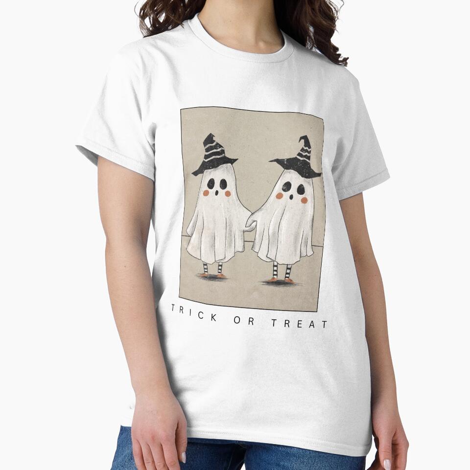 Halloween Ghost Friendship Pals Trick or Treat by Mombacho Arts