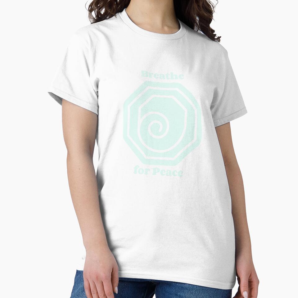 Breathe for Peace Yoga Hexagonal Spiral by B-Smith-Apparel