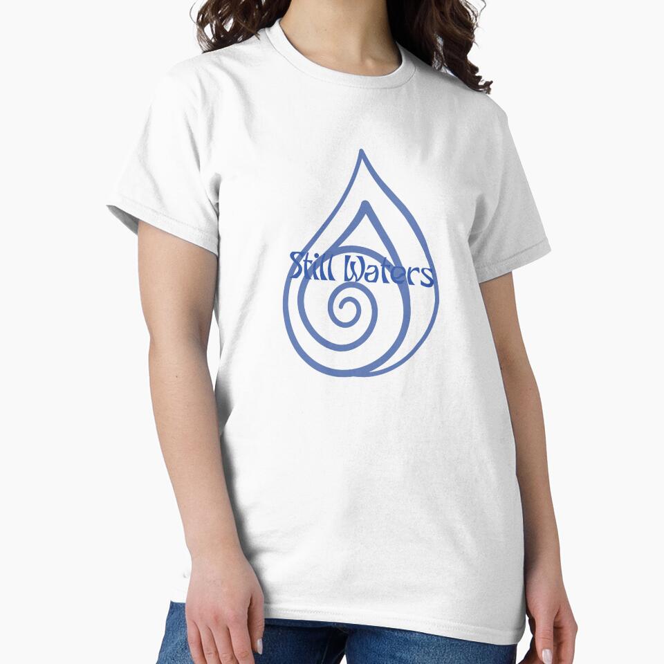 Still Waters Peace Yoga Teardrop Spiral by B-Smith-Apparel