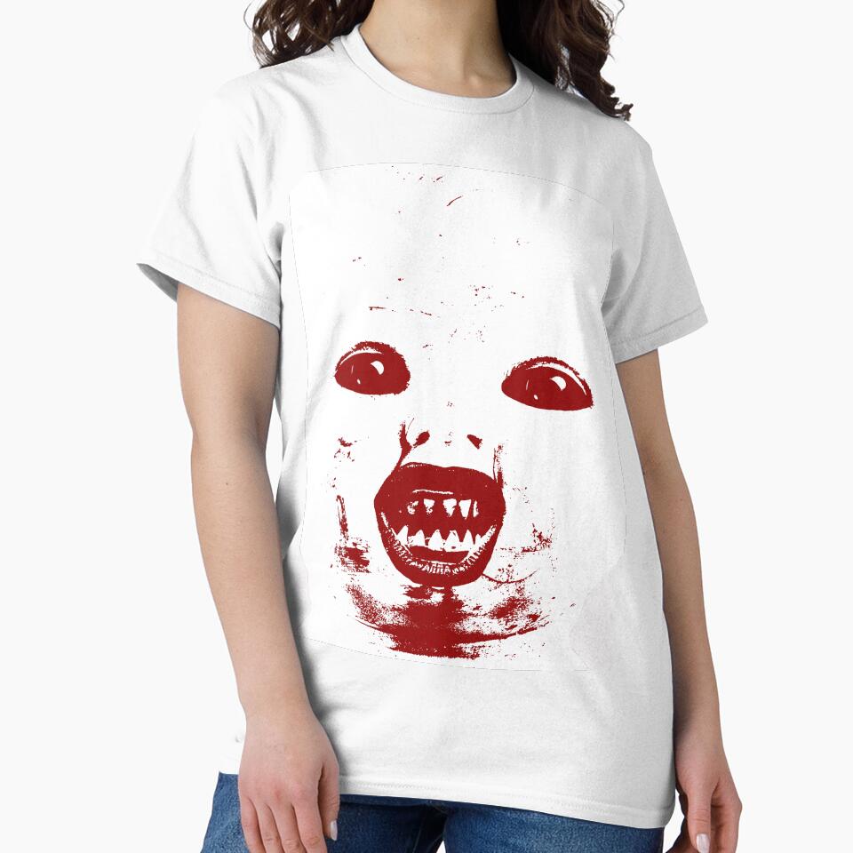 Hey Zombie Baby Halloween Scary Dolls Head Artwork by unitydesigneu