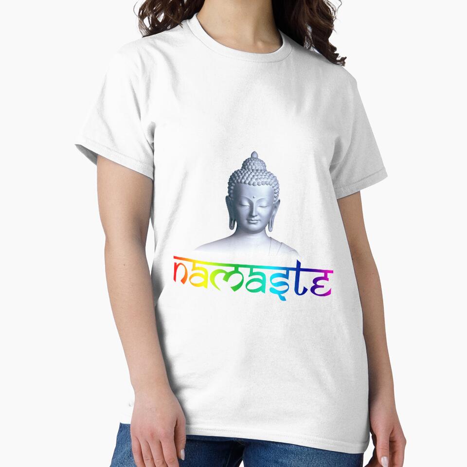 Buddha Namaste Rainbow by litmusician