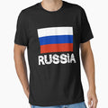 Russia National Pride Russian Flag Design by AllStarMerch