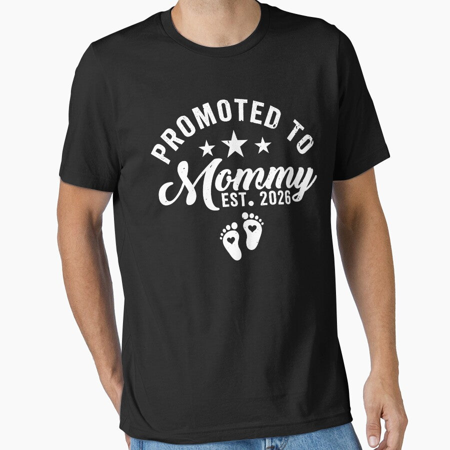 Promoted To Mommy Est 2026 Mom To Be Gifts First Time Mama Pregnancy Announcement by TheVogueVibes