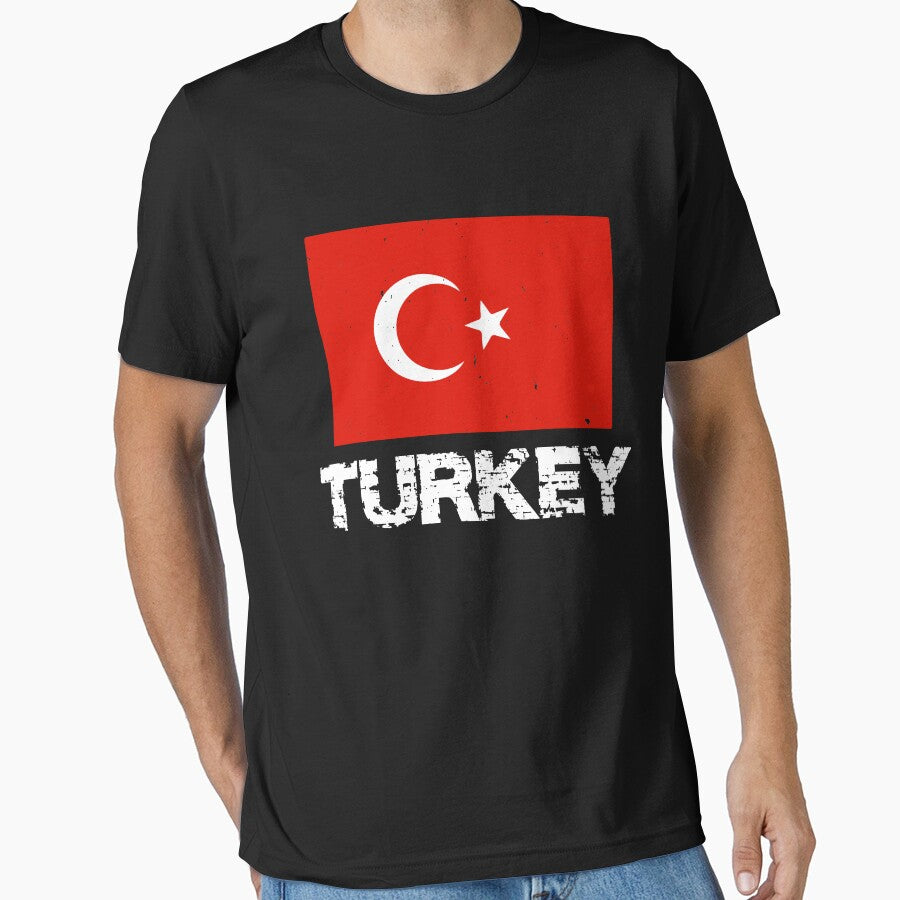 Turkey National Pride Turkish Flag Design by AllStarMerch
