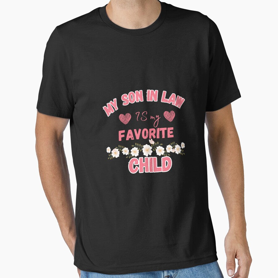 Copia de  My Son In Law Is My Favorite Child Funny Family Retro Humor T-Shirt Classic T-Shirt by ArtWaves ⭐⭐⭐⭐⭐