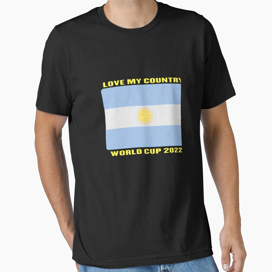 I Love My Country Argentina      World Cup 2022 by DanishDesignCo