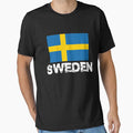Sweden National Pride Swedish Flag Design by AllStarMerch