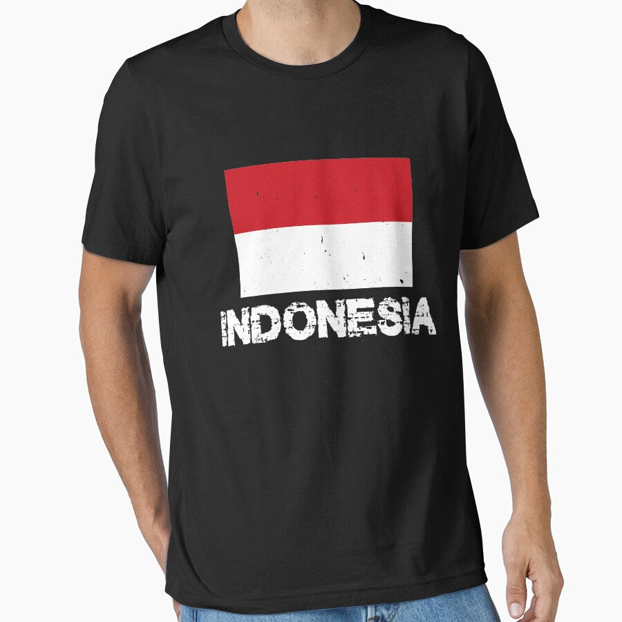 Indonesia National Pride Indonesian Flag Design by AllStarMerch