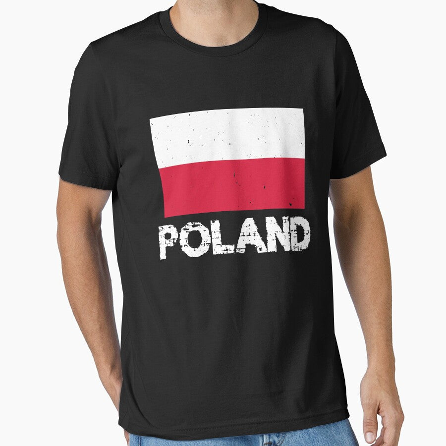 Poland National Pride Polish Flag Design by AllStarMerch