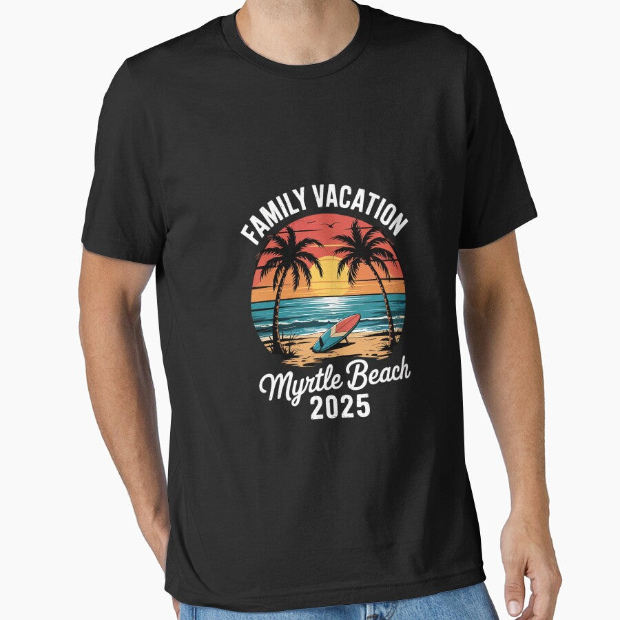 Family Vacation 2025 Myrtle Beach Summer Matching by CombatTask