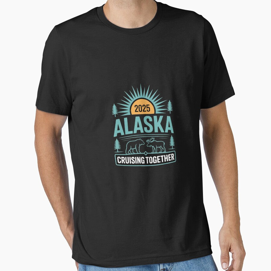 Alaska Cruise 2025 Family Friends Vacation Travel Matching by MarkLeedsArt