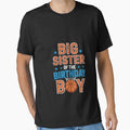 Basketball Big Sister Of The Birthday Boy Family Matching by MarryIsMonth