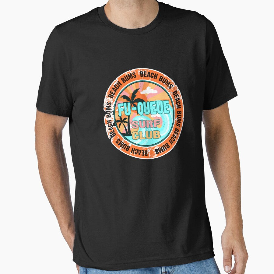 Funny Beach Bums Surf Club Design by Status71