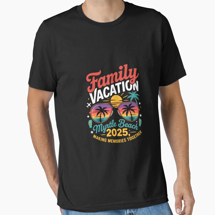 Family Vacation 2025 Myrtle Beach Matching Summer Vacation by CombatTask