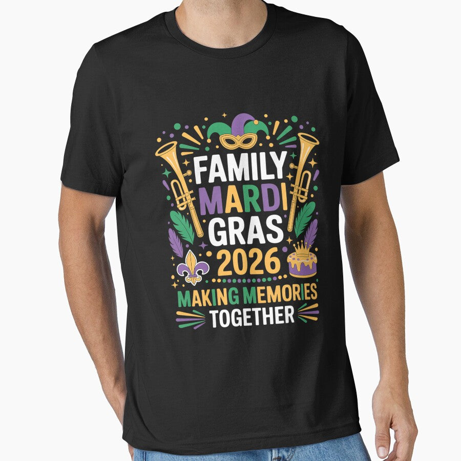 Family Mardi Gras 2026 Making Memories Together Matching by PattonJillian