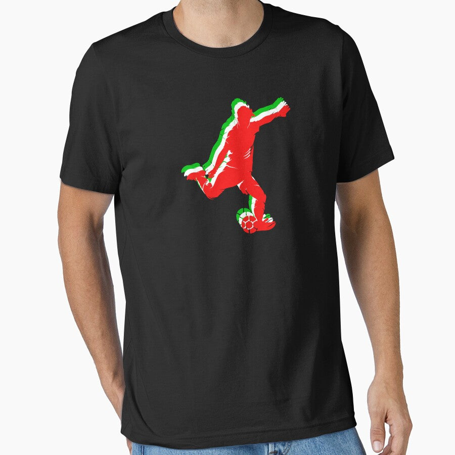 Soccer ball in Italy national colors design by Jumboprint