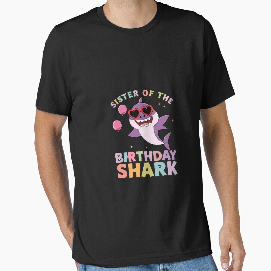 Sister of the Shark Birthday Sis Matching Family 1 by PowAcademy