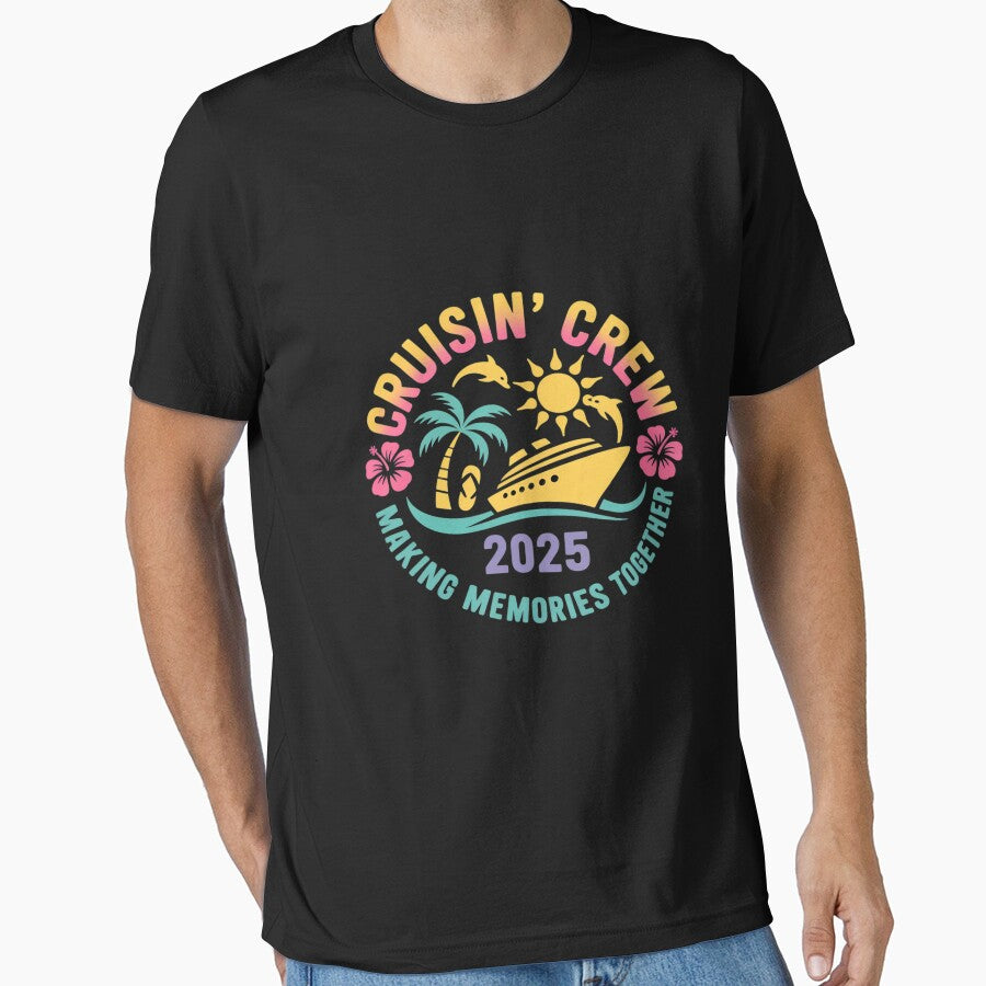 Cruisin' Crew 2025 Family Friends Vacation Matching Group by LegendsArt75