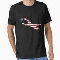 Us National Team Diving Save American Flag Goal Keeper Print by noirty