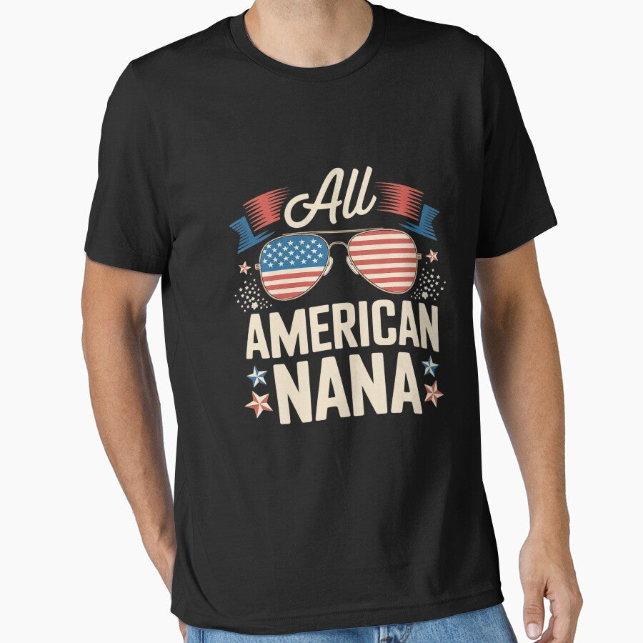 All American Nana 4th of July USA Family Matching Outfit by procionartss