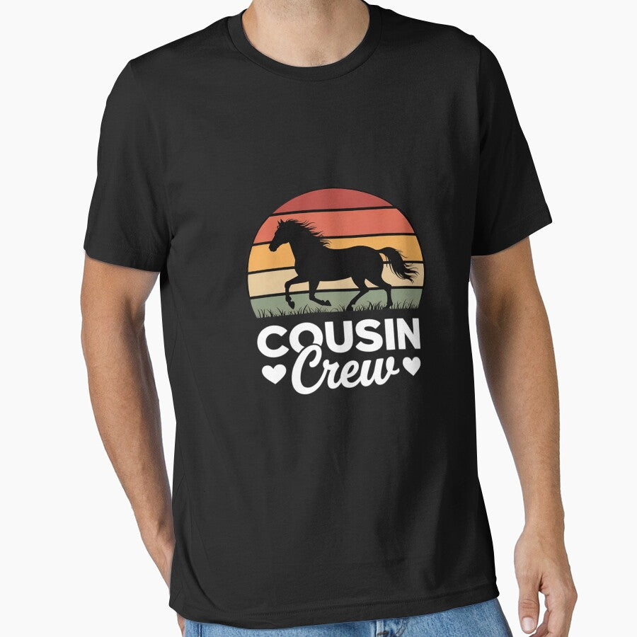 Cousin Crew Horse Lover Family Matching Birthday by KingsLife1994