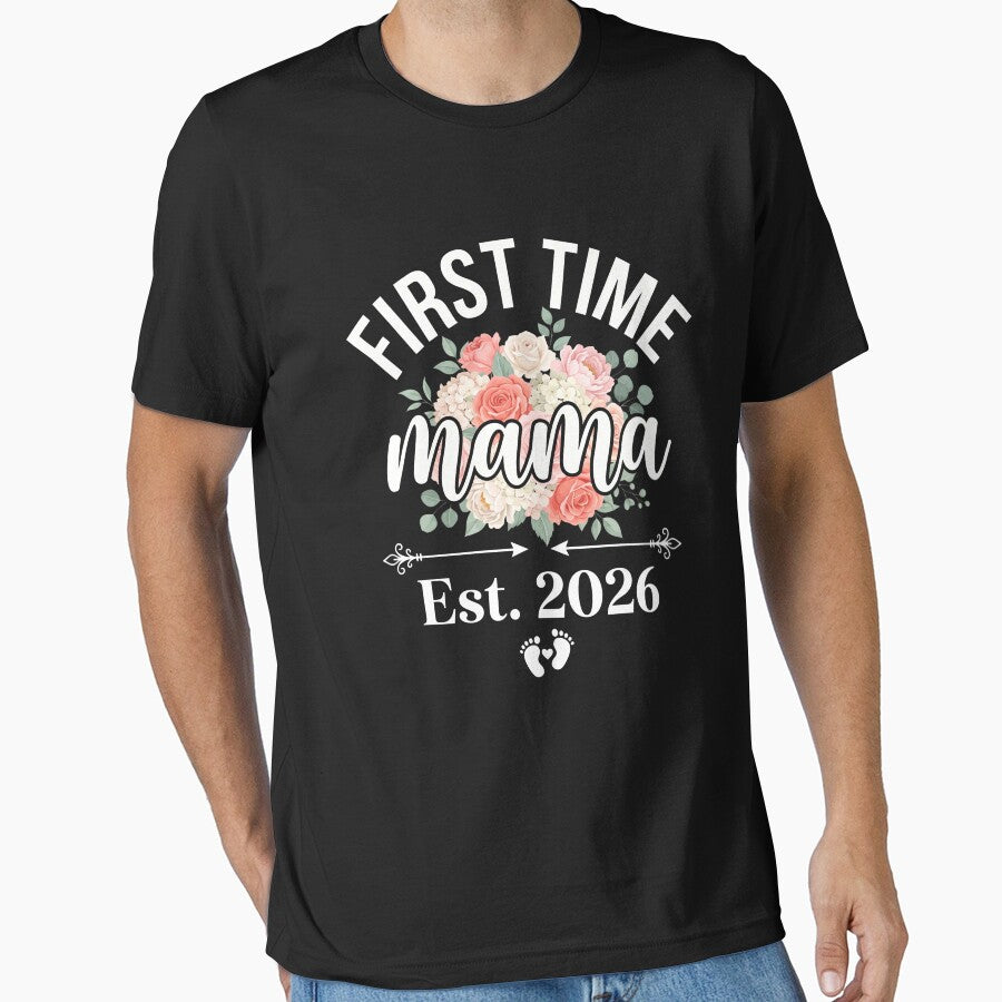 First+Time+Mama+Est. 2026+New+Mom+Expecting+Mother by SofenArt
