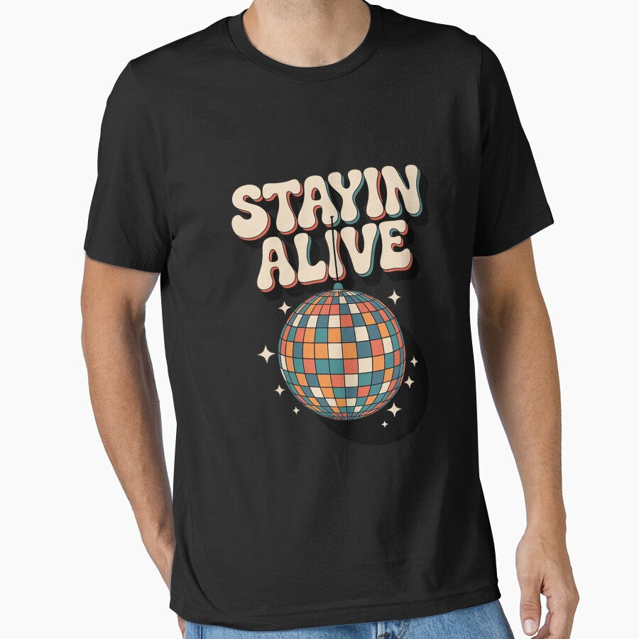 Stayin' Alive Bridesmaid Bride 80s Disco Bachelorette Party by ControlCenter