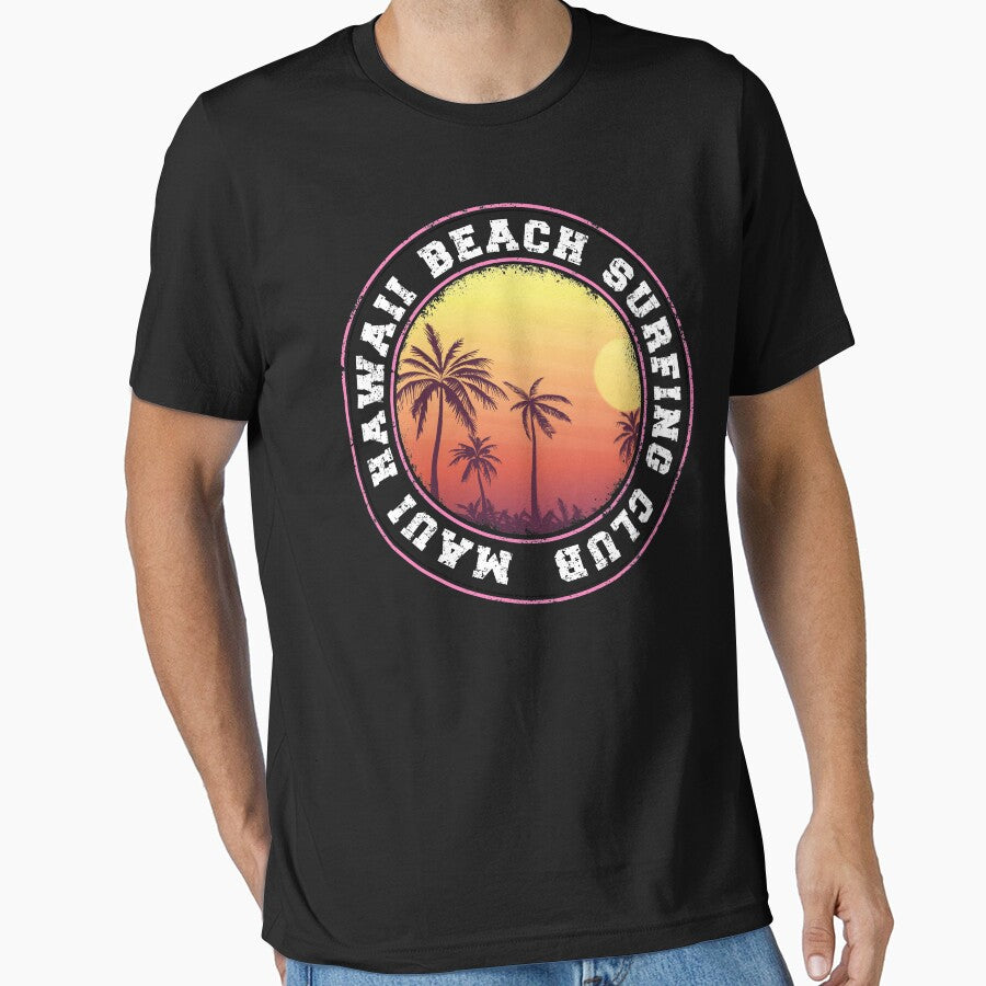 Maui Hawaii Beach Surfing Club surf outfit surfer by dJ-Design