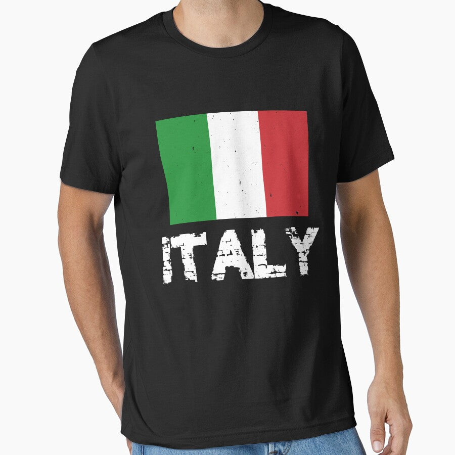Italy National Pride Italian Flag Design by AllStarMerch