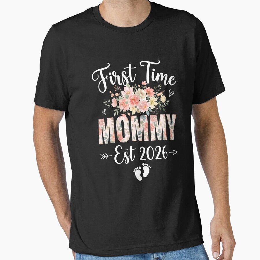 First-Time-Mommy-Est-2026-New-Mom-Pregnancy-Announcement-Expecting-Mother by SofenArt