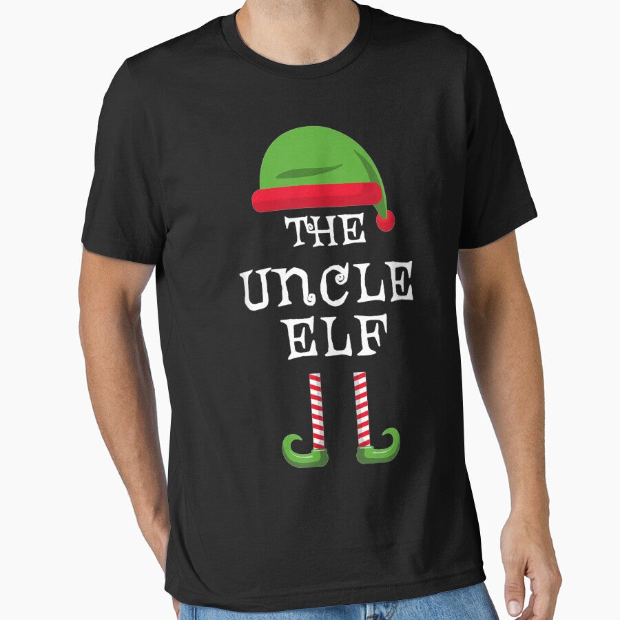 The Uncle Elf Holiday Family Matching Pjs And Gift by RonaldoStudio
