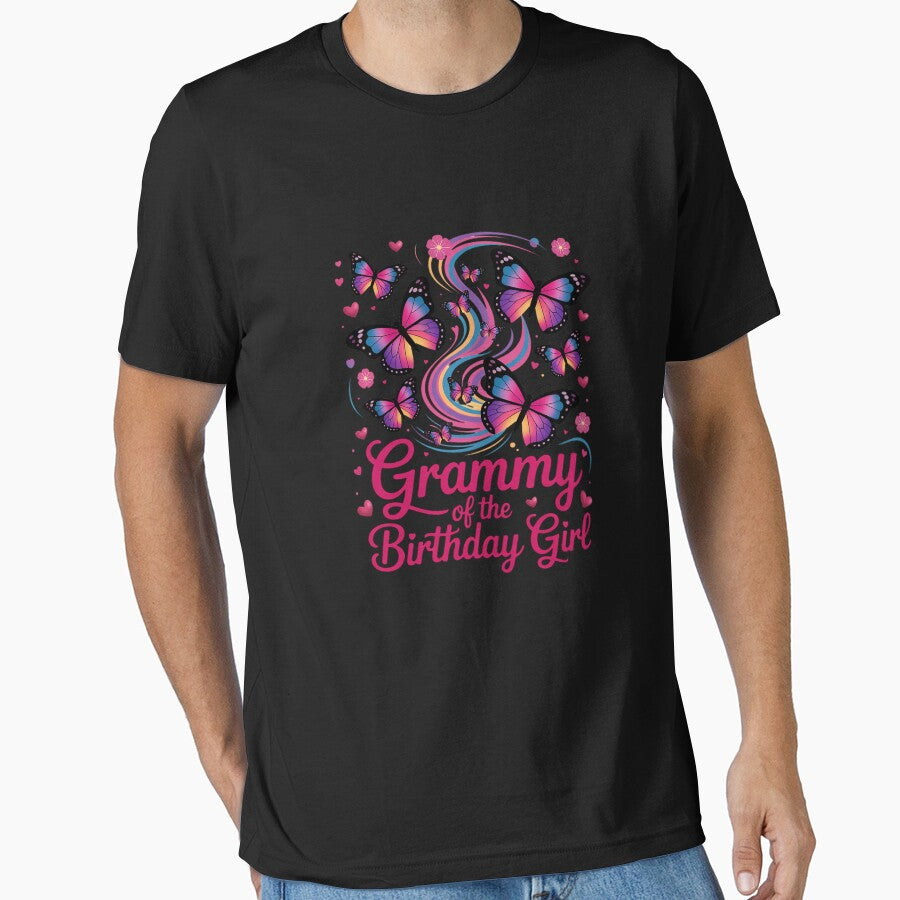 Grammy of The Birthday Girl Butterfly Party Family Matching by GasVille