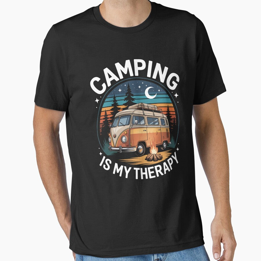 Camping Is My Therapy Summer Vacation Family Matching by Patricsselin