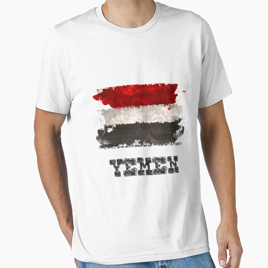 Vintage Watercolor Yemen Flag Country Pride by CreativeStrike