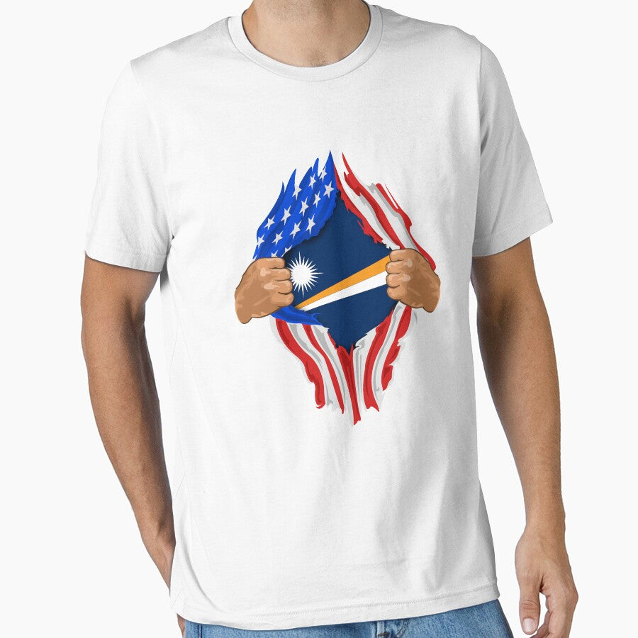 The Marshall Islands Blood Inside Me Design | Flag Gift by melsens