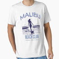"Malibu Beach Club- Vintage Surf Vibes" T shirt by MalibuMaiden28