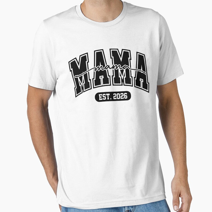 Mama Est 2026 Promoted To Mama 2026 Pregnancy Mother's Day by jakaun