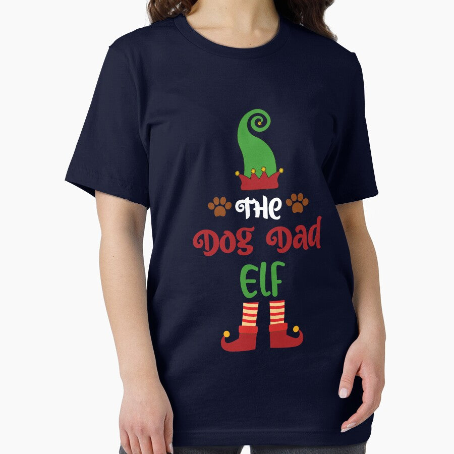 Dog Dad Elf Christmas Family Matching by Kaladzishop