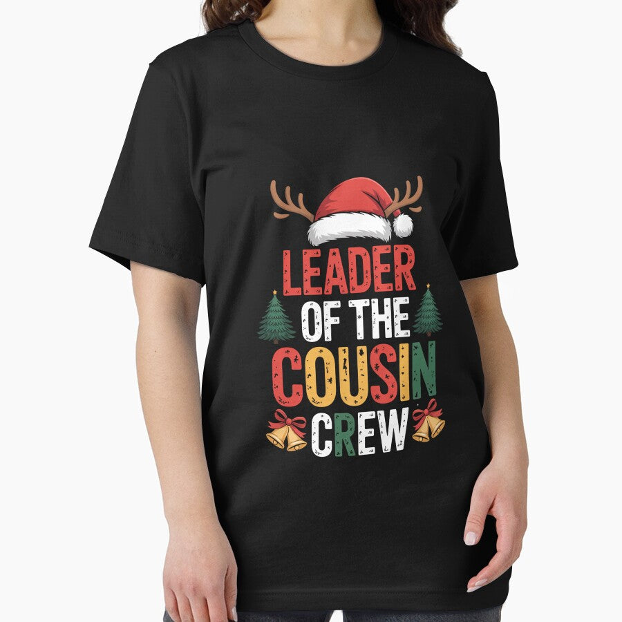 Leader Of The Cousin Crew Christmas Family Matching by ChristopStano