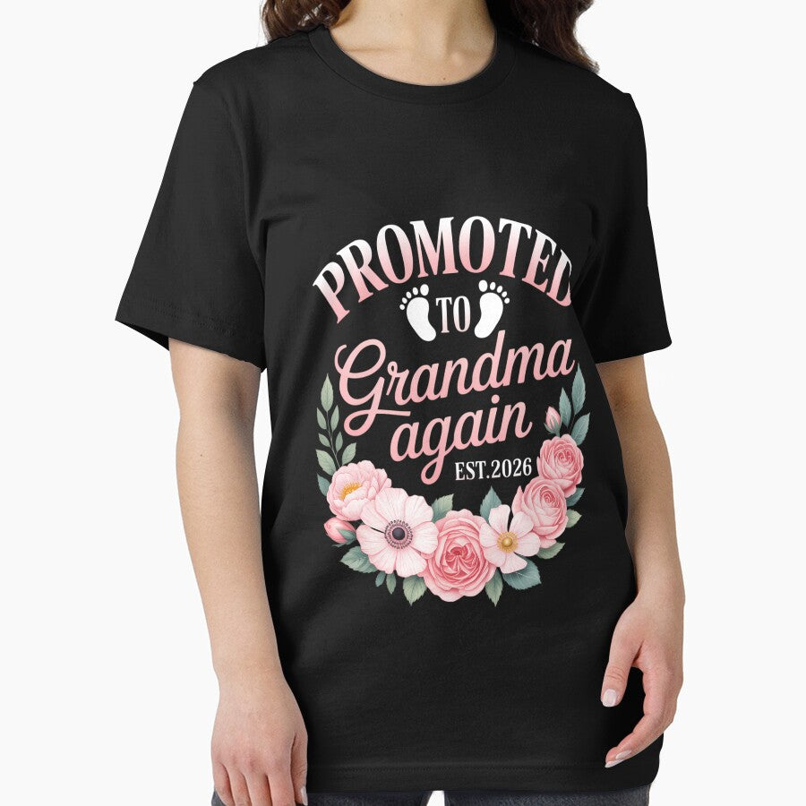 Promoted to Grandma Again Cute Family Mother Day Match by IdunayaStore