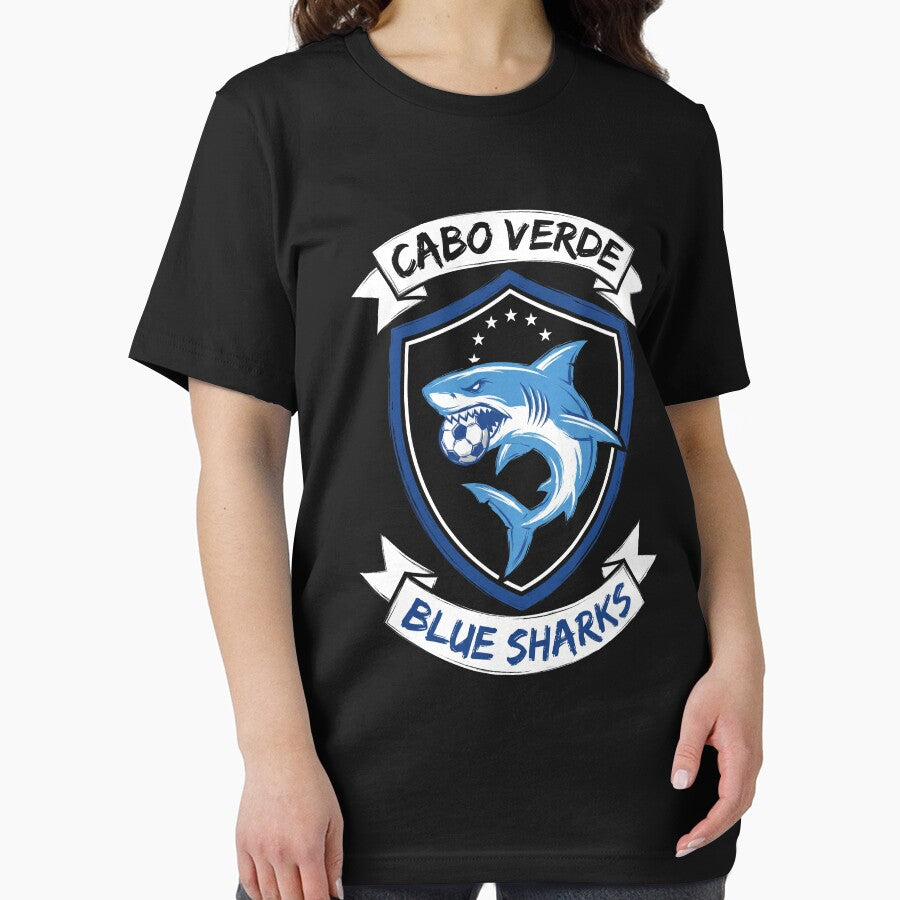 Cabo Verde Blue Sharks Football Team National Pride Soccer Supporter by SofenArt