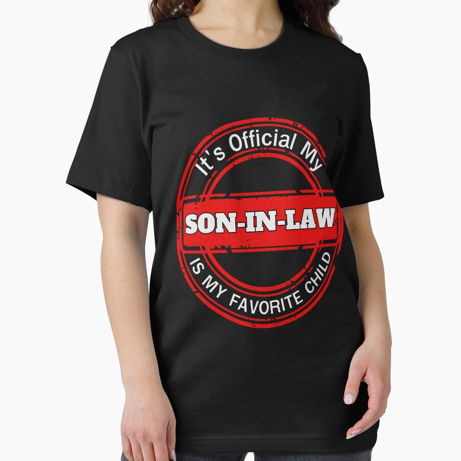 It's Official My Son In Law Is My Favorite Child Humor Retro by SuccessSK
